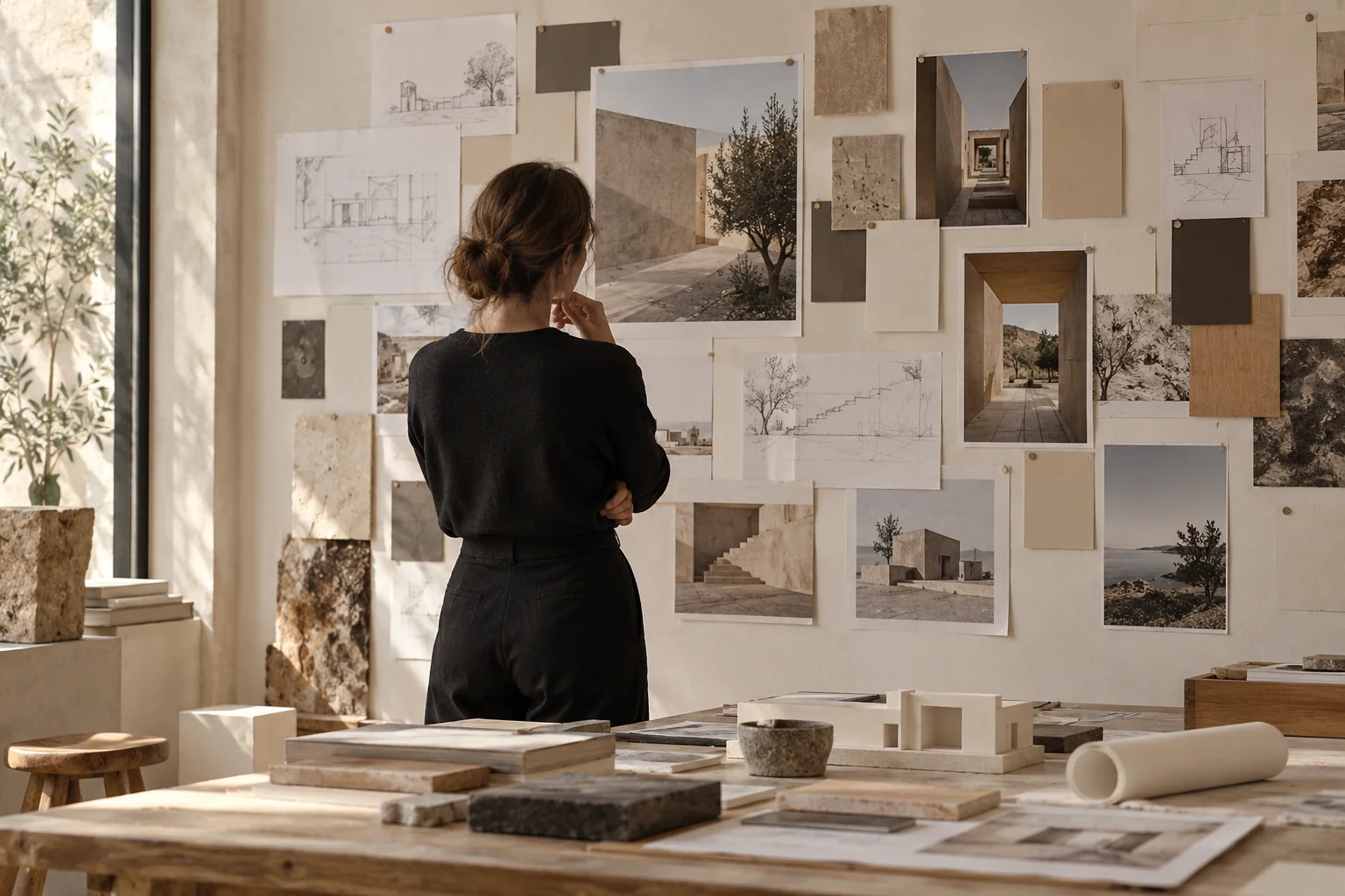 Creative research wall